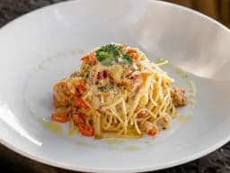 Spaghetti Aglio Olio Tuna