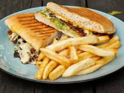 Smoked Beef and Mushroom Panini